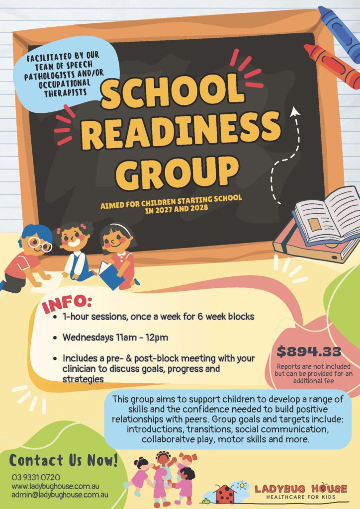 SCHOOL READINESS GROUP 1